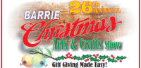 Annual Barrie Christmas Arts & Crafts Show Barrie 2026