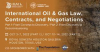 International Oil & Gas Law, Contracts, and Negotiations Houston 2026