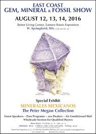 East Coast Gem Mineral & Fossil Show West Springfield 2026